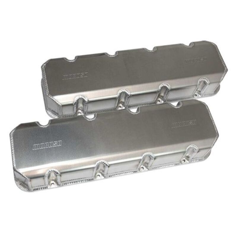 Moroso Chevrolet Small Block Pro-Filer Airstrike 12 Deg Cylinder Head Valve Cover - Fab Aluminum