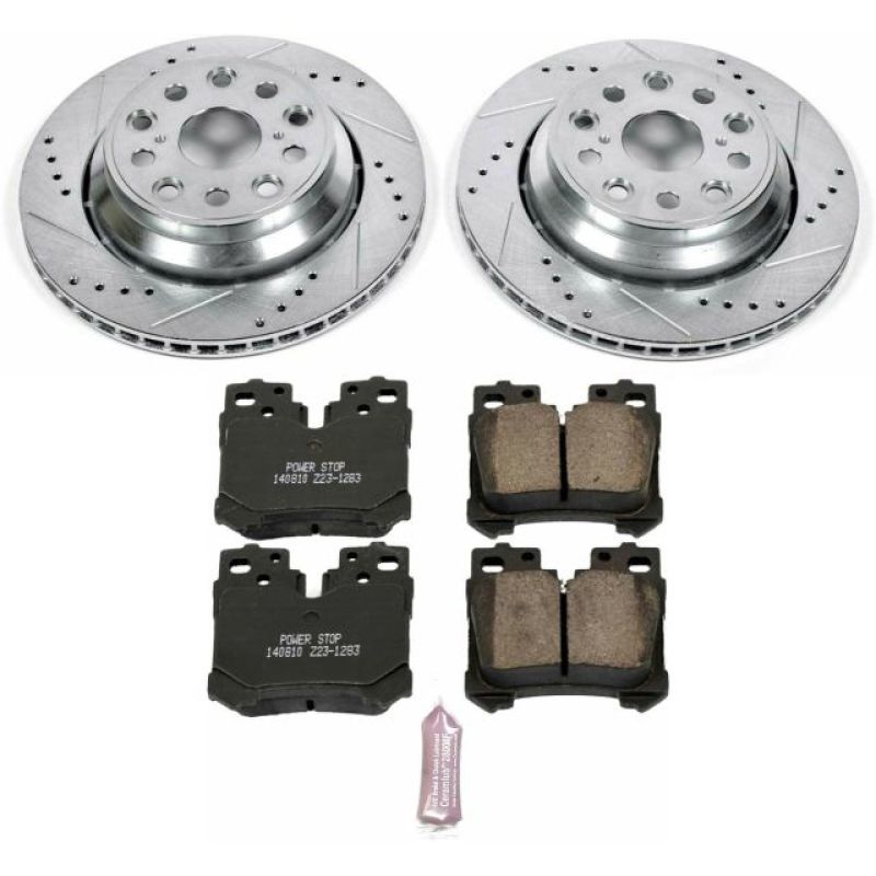 PowerStop Power Stop 10-17 Lexus LS460 Rear Z23 Evolution Sport Brake Kit