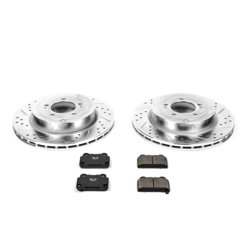 PowerStop Power Stop 08-15 Mitsubishi Lancer Rear Z23 Evolution Sport Brake Kit