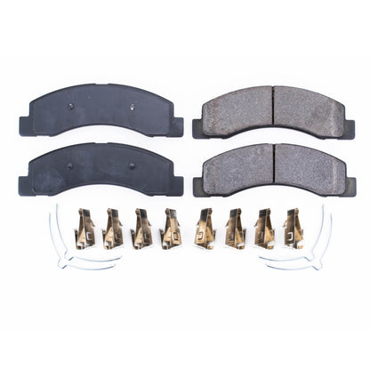 PowerStop Power Stop 00-05 Ford Excursion Front Z17 Evolution Ceramic Brake Pads w/Hardware