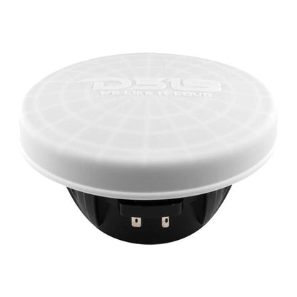 DS18 Marine Speaker Silicone Cover 6.5in For All Towers Speakers and Subwoofers White