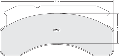 PFC 0236.20 236 CARBON METALLIC BRAKE PAD SET