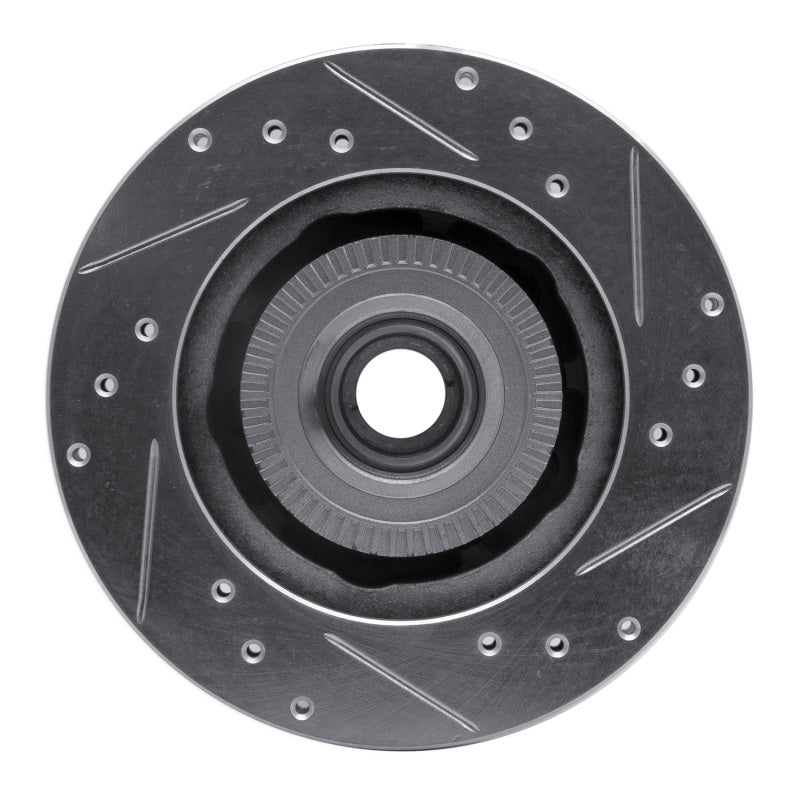 R1 Concepts R1 91-94 Ford Explorer Front Left Drilled & Slotted Silver Brake Rotor