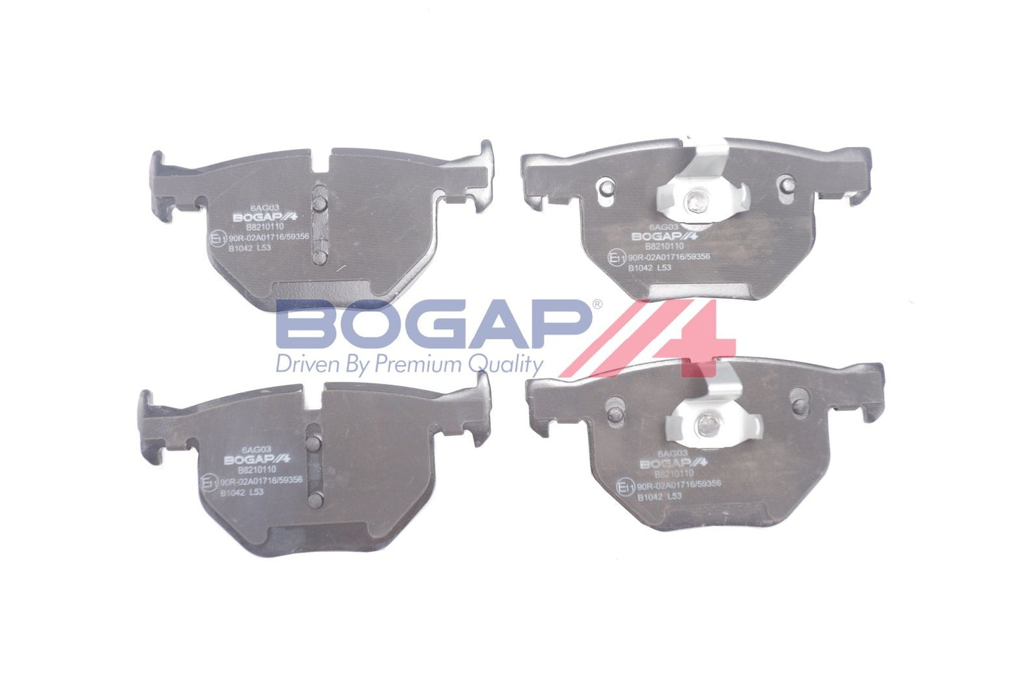 BOGAP B8210110 Brake Pad Set, Disc Brake | ML Performance Car Parts