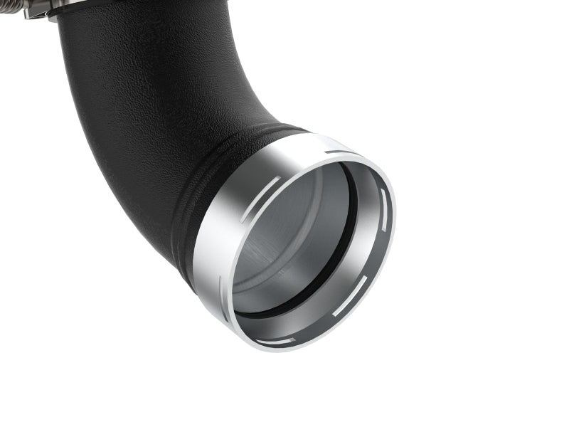 aFe 06-10 GM Diesel Trucks V8 6.6L BladeRunner Aluminum Hot & Cold Charge Pipe Kit - Black