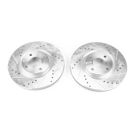 PowerStop Power Stop 2018 Ford EcoSport Front Evolution Drilled & Slotted Rotors - Pair