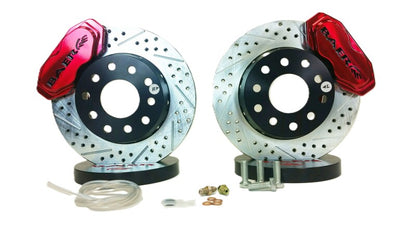 Baer Brakes 05-14 Ford Mustang (S197) 11in SS4+ Deep Stage Front SDZ Brake Kit - Fire Red