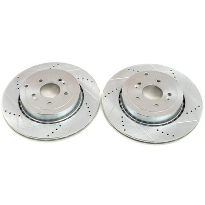 PowerStop Power Stop 18-20 Kia Stinger Rear Evolution Drilled & Slotted Rotor - Pair