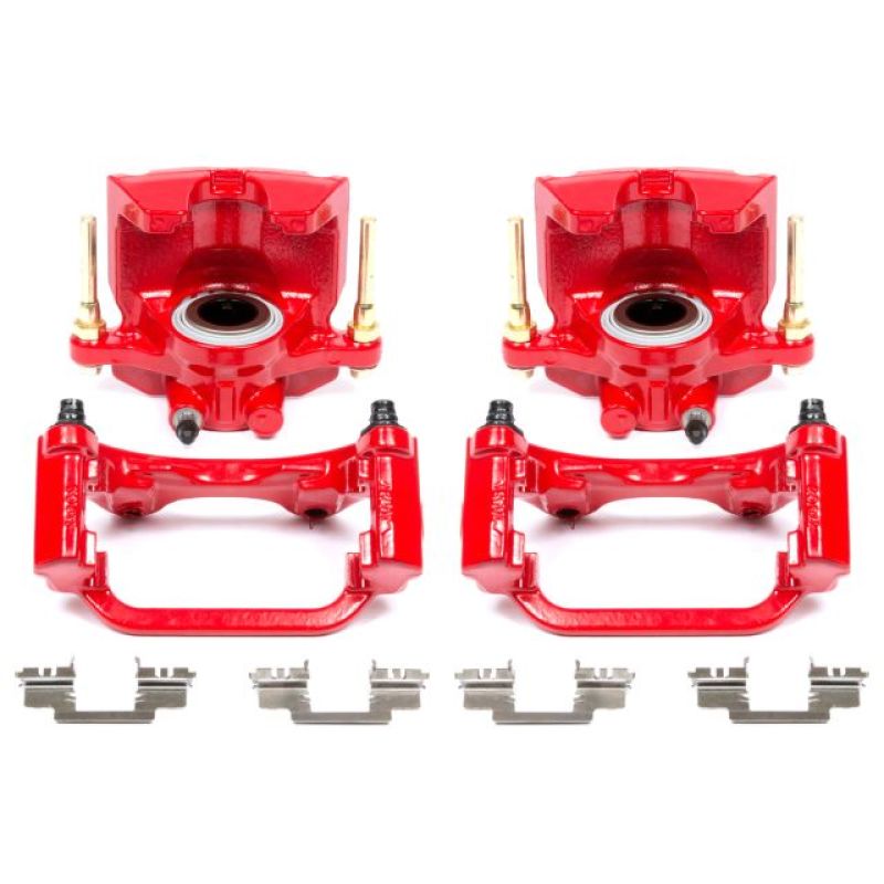 PowerStop Power Stop 07-16 Cadillac Escalade Rear Red Calipers w/Brackets - Pair