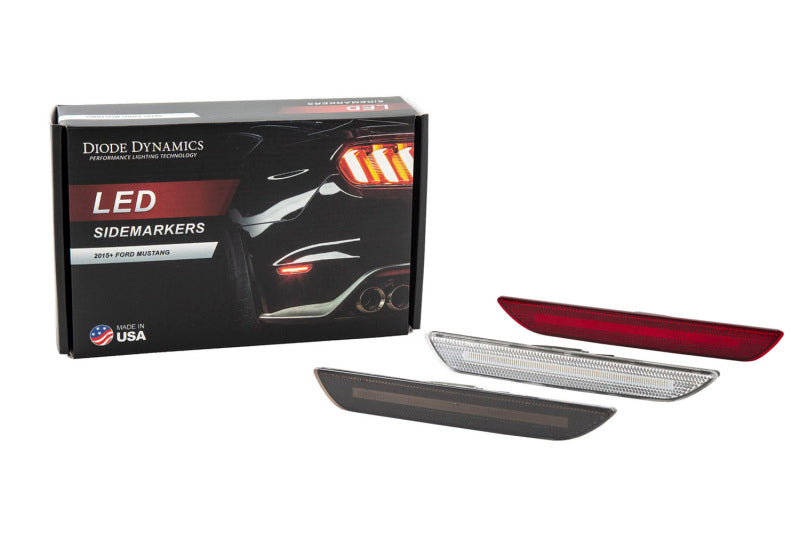 Diode Dynamics 15-21 Ford Mustang LED Sidemarkers Clear (set)