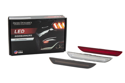 Diode Dynamics 15-21 Ford Mustang LED Sidemarkers Clear (set)