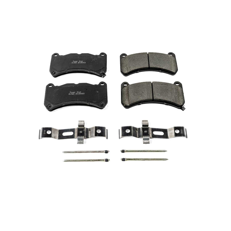 PowerStop Power Stop 13-14 Ford Mustang Front Z17 Evolution Ceramic Brake Pads w/Hardware
