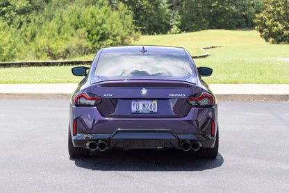 Dinan 23-26 BMW M240i/M240i xDrive (G42) Valved Axleback Exhaust System - Black Tips