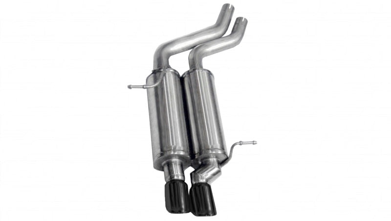 CORSA Performance Corsa 2001-2006 BMW 325i/ci Convertible E46 Black Sport Axle-Back Exhaust