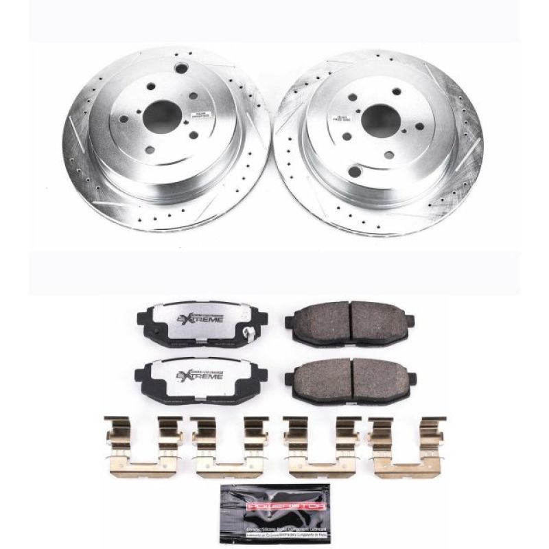 PowerStop Power Stop 06-07 Subaru B9 Tribeca Rear Z26 Street Warrior Brake Kit