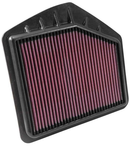 K&N Engineering K&N Replacement Panel Air Filter for 2015 Hyundai Genesis Sedan 5.0L V8 (Left)