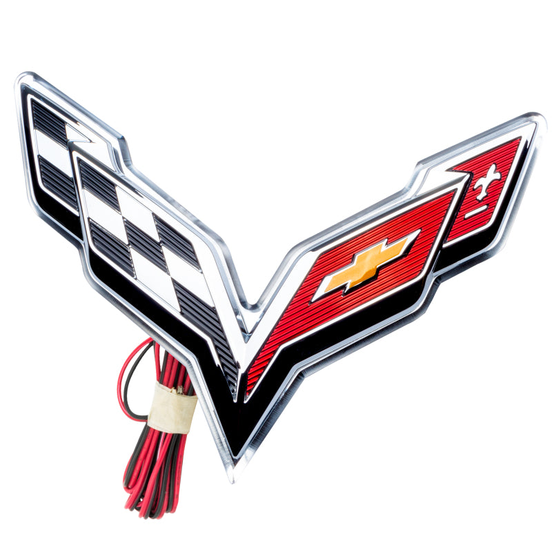 ORACLE Lighting Oracle Corvette C7 Rear Illuminated Emblem - Dual Intensity - Red