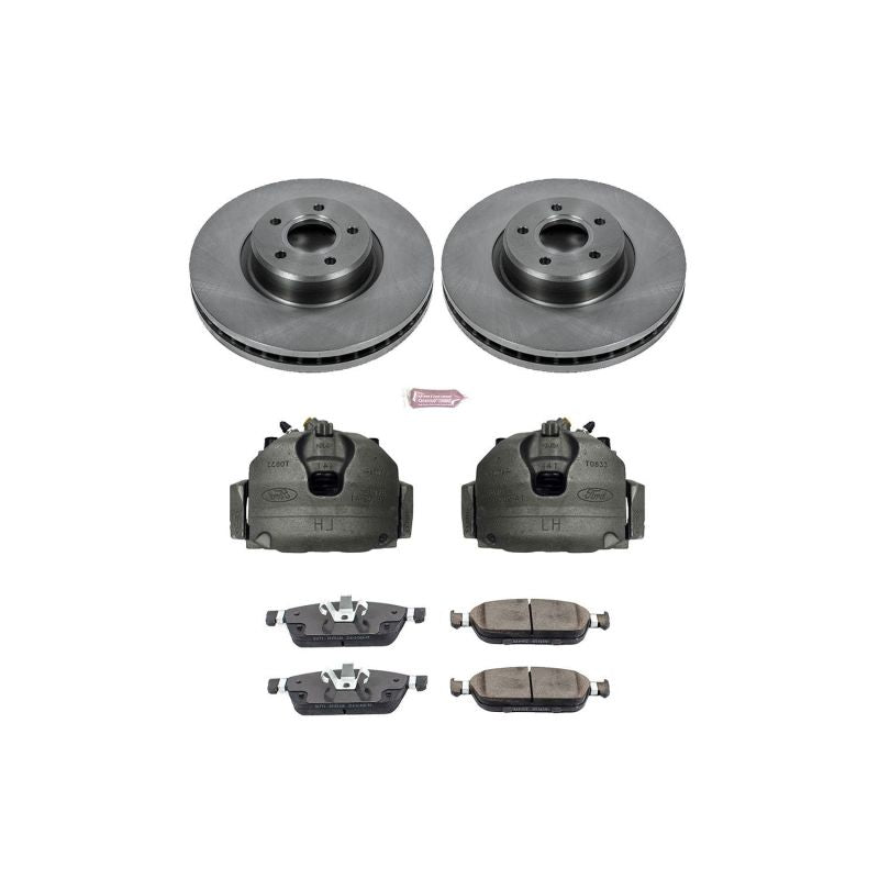 PowerStop Power Stop 15-18 Ford Focus Front Autospecialty Kit w/Cals