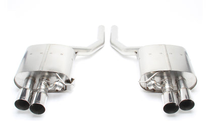 Dinan 11-16 BMW 550i (F10) Free Flow Axleback Exhaust System - Polished Tips
