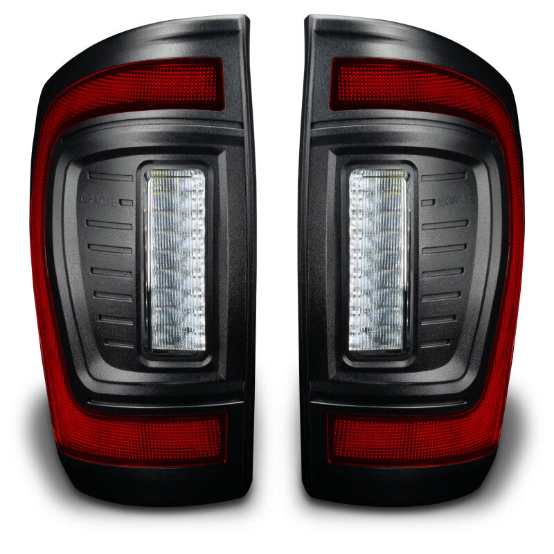 Oracle Lighting 16-23 Gen 3 Toyota Tacoma Black Series Flush Style LED Tail Lights