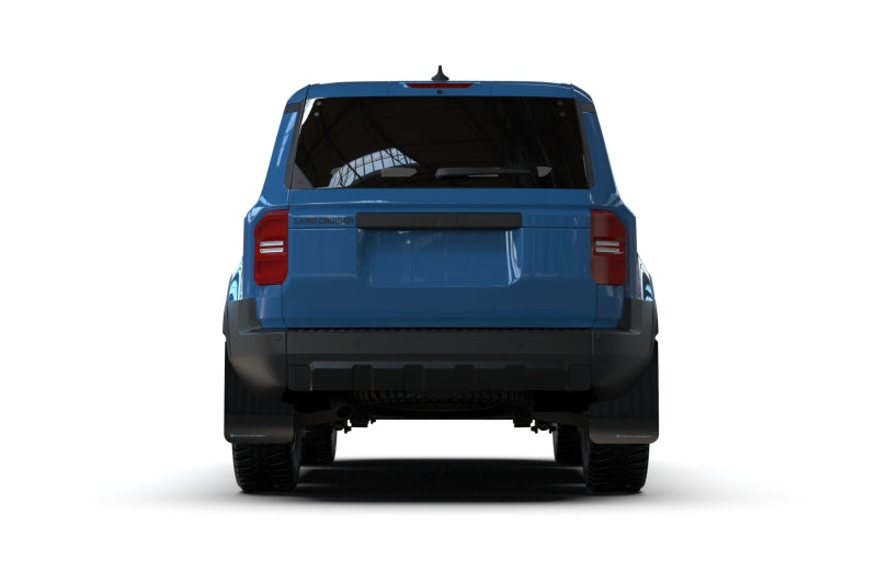 Rally Armor 22-26 Toyota Land Cruiser Black UR Mud Flap Light Blue Logo