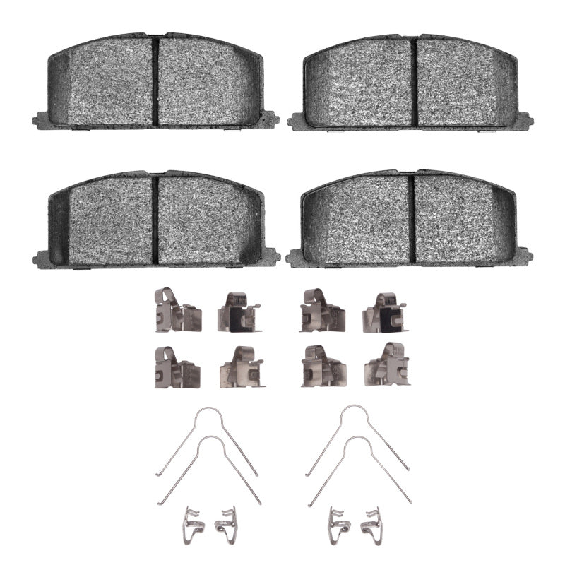 DFC 83-95 Chevrolet Nova Front 5000 Advanced Semi Metallic Brake Pads and Hardware Kit
