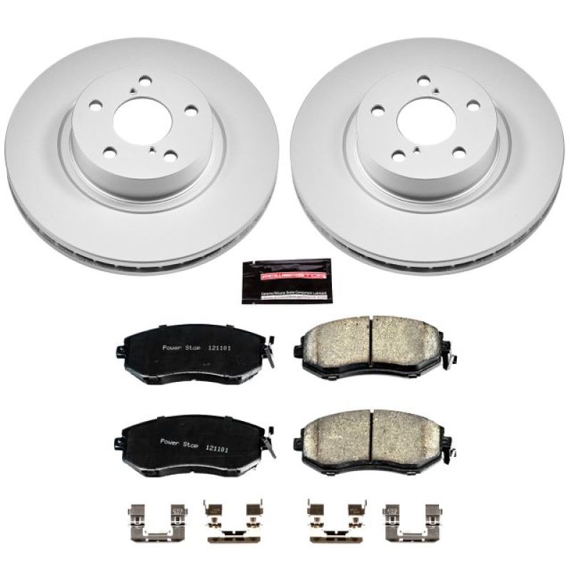 PowerStop Power Stop 13-16 Subaru BRZ Front Z17 Evolution Geomet Coated Brake Kit