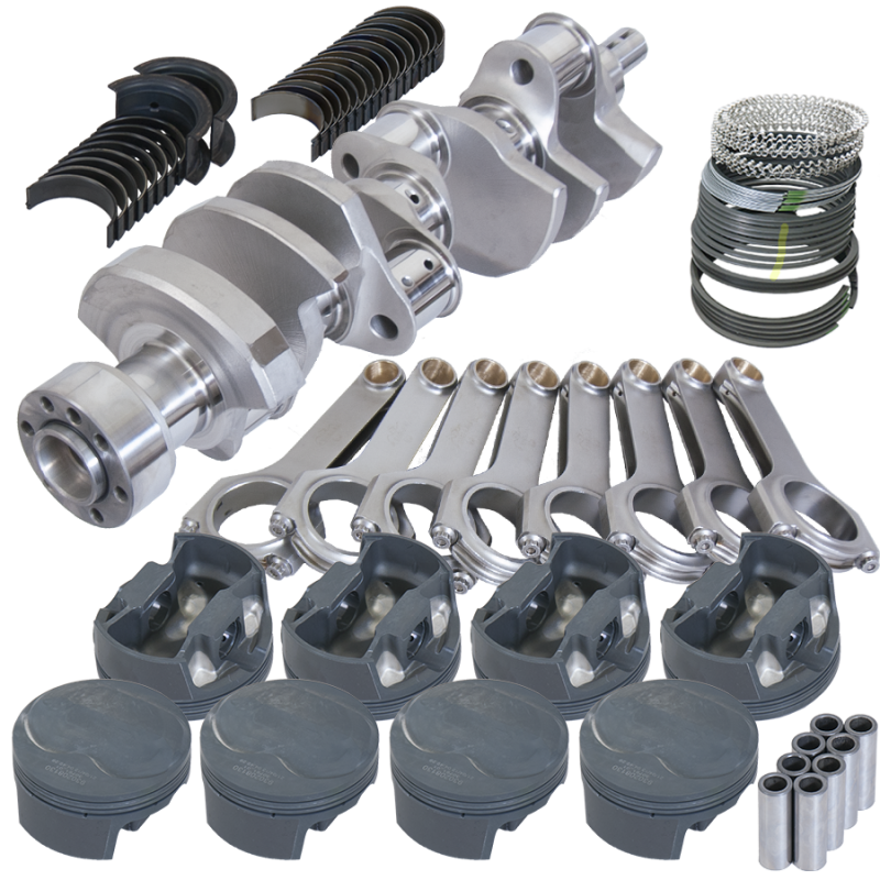 Eagle Chevy LT1 350 1Pc 3.750in Crank 6.000in H-Beam 11cc Dome 4.030in Pistons Rotating Assembly