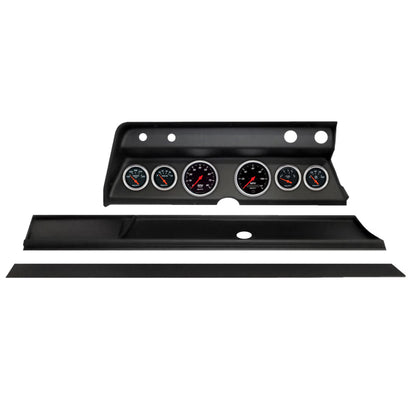 Autometer Designer Black Direct Fit Dash Kit 1967 Chevy Chevelle (2 x 3-3/8in. / 4 x 2-1/16in.)