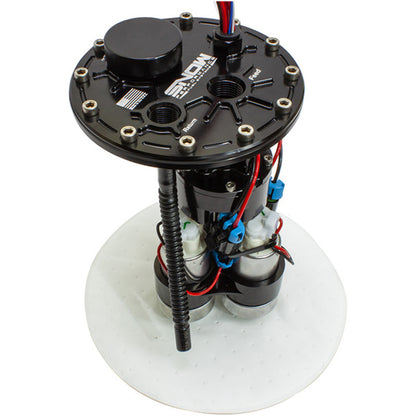 Snow Performance Snow Universal 15-20 Gal 9.72in Tank Depth Max Flow Multi Pump Fuel Hat - Triple Pump