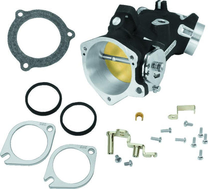 S&S Cycle 2006+ BT Size Code 398 Throttle Body Kit - Wrinkle Black