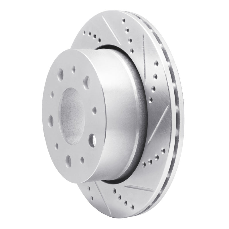 R1 Concepts R1 14-21 Ram Promaster 2500 Rear Right Drilled & Slotted Silver Brake Rotor