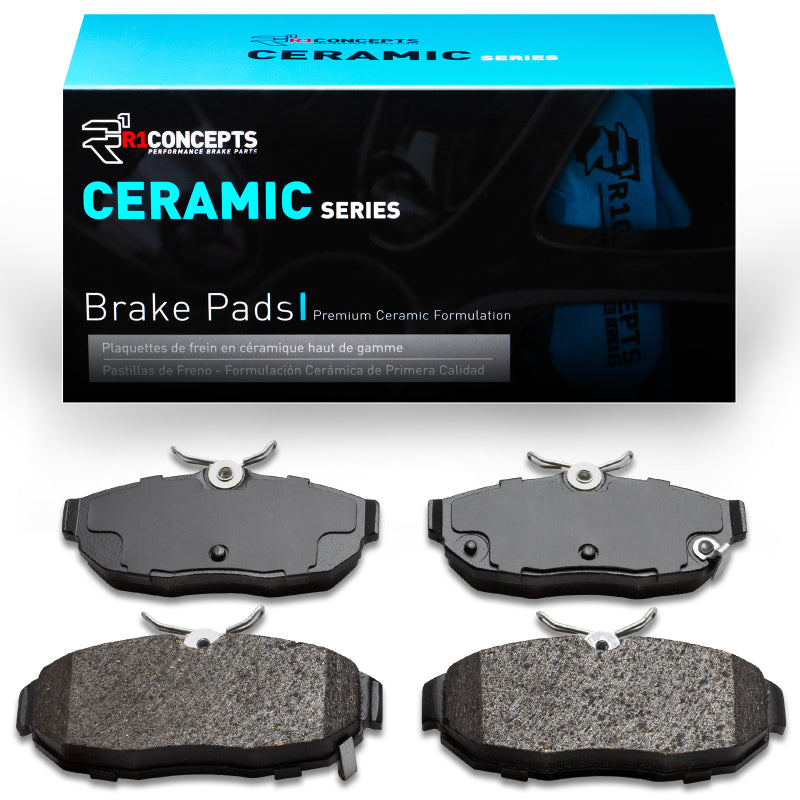 R1 Concepts R1 12-14 Ford Mustang Rear Ceramic Brake Pads