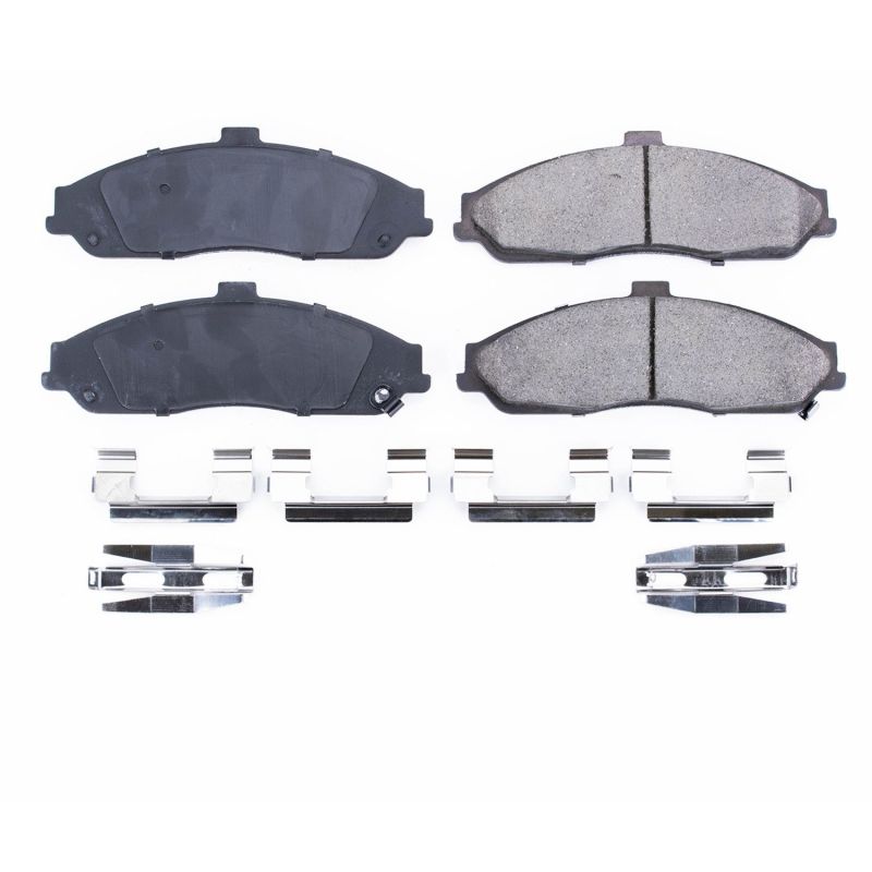 PowerStop Power Stop 04-09 Cadillac XLR Front Z17 Evolution Ceramic Brake Pads w/Hardware
