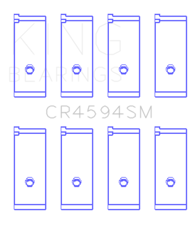 King Engine Bearings Suzuki M16A (Size +0.50mm) Connecting Rod Bearing Set