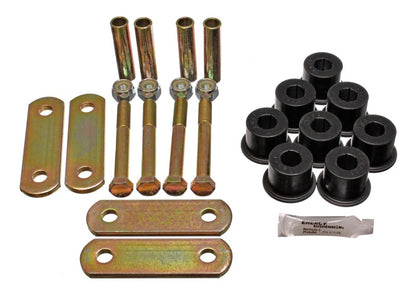 Energy Suspension GM Heavy Duty Shackle Set - Black