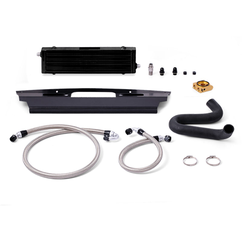 Mishimoto 15-17 Ford Mustang GT Right-Hand Drive Thermostatic Oil Cooler Kit - Black