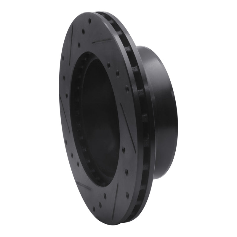R1 Concepts R1 02-06 Dodge Sprinter 2500 Front Right Drilled & Slotted Black Brake Rotor