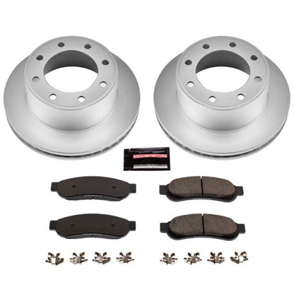 PowerStop Power Stop 07-10 Ford F-250 Super Duty Rear Z17 Evolution Geomet Coated Brake Kit