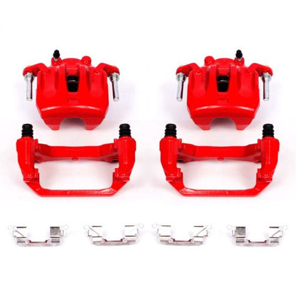PowerStop Power Stop 03-07 Nissan Murano Front Red Calipers w/Brackets - Pair