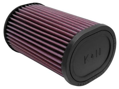 K&N Engineering K&N Filter Universal Rubber Oval Straight 4.5in OL x 3.75in OW x 7in Height 20 Degree Angle