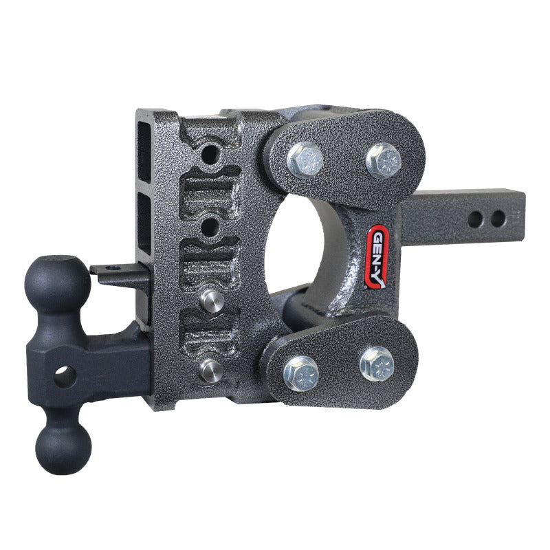 GEN-Y Hitch Gen-Y The Boss Torsion-Flex 2in Shank 5in Drop 16K Hitch w/GH-051 Dual-Ball/GH-032 Pintle Lock