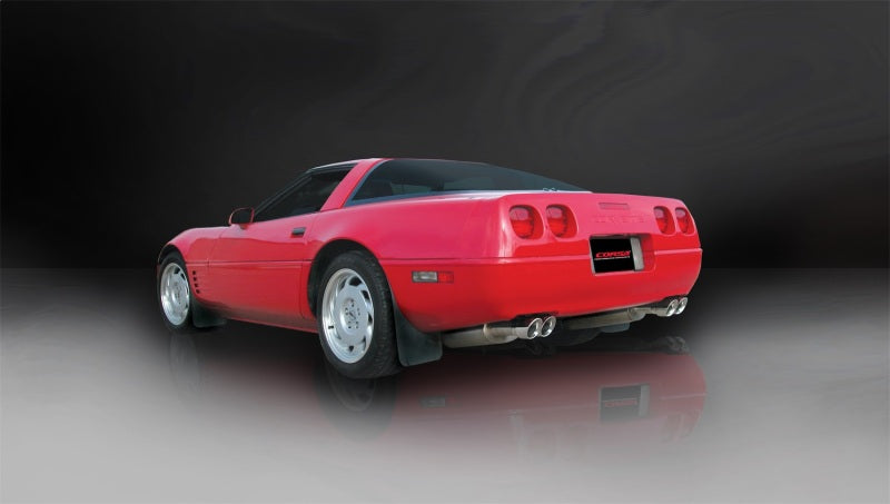 CORSA Performance Corsa 1992-1995 Chevrolet Corvette C4 5.7L V8 LT1 Sport Cat-Back Exhaust w/ Twin 3.5in Polished Tips