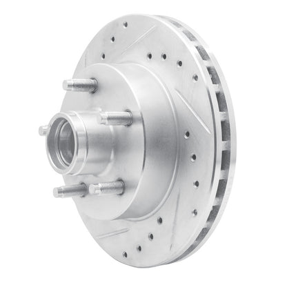 R1 Concepts R1 98-02 Ford Ranger (USA/Canada) Front Right Drilled & Slotted Silver Brake Rotor