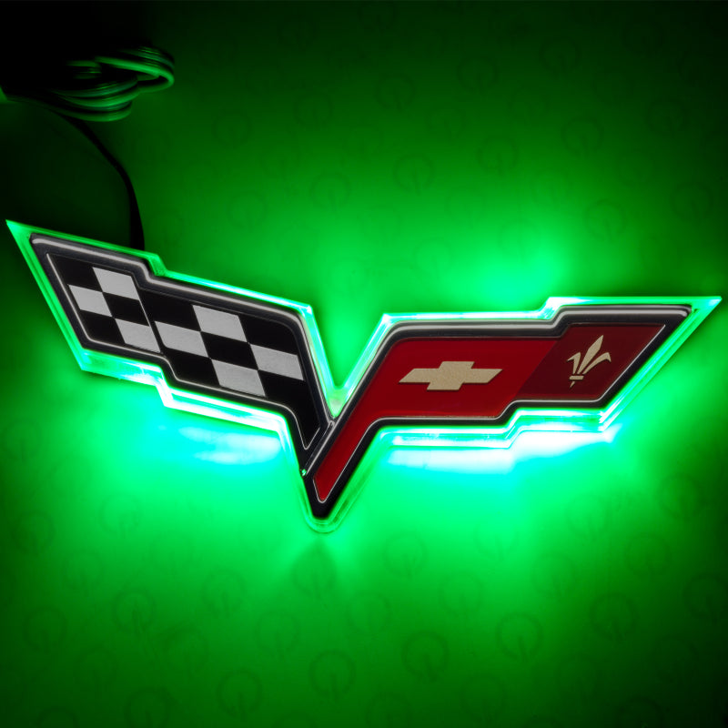 ORACLE Lighting Oracle Chevrolet Corvette C6 Illuminated Emblem - Green