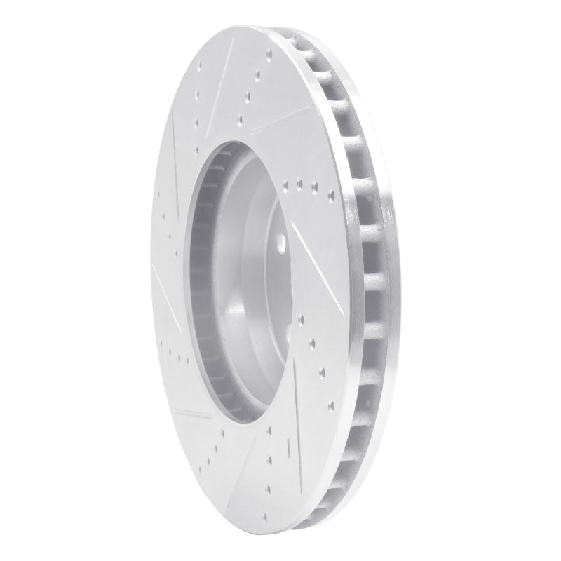 R1 Concepts R1 15-23 Mercedes-Benz C300 Coupe & Convertible Front Right Drilled & Slotted Silver Brake Rotor