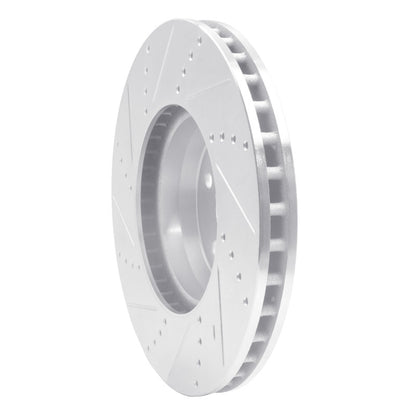 R1 Concepts R1 15-23 Mercedes-Benz C300 Coupe & Convertible Front Right Drilled & Slotted Silver Brake Rotor