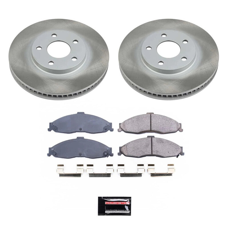 PowerStop Power Stop 98-02 Pontiac Firebird Front Semi-Coated Rotor Kit