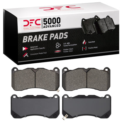 DFC 13-14 Ford Mustang Front 5000 Advanced Low Metallic Brake Pads