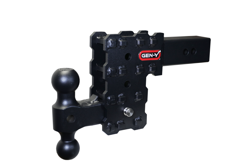 GEN-Y Hitch Gen-Y Phantom-X 2.5in Solid Shank 5in Drop 1.6K TW 16K Hitch w/GH-051 (No Flat Towing)